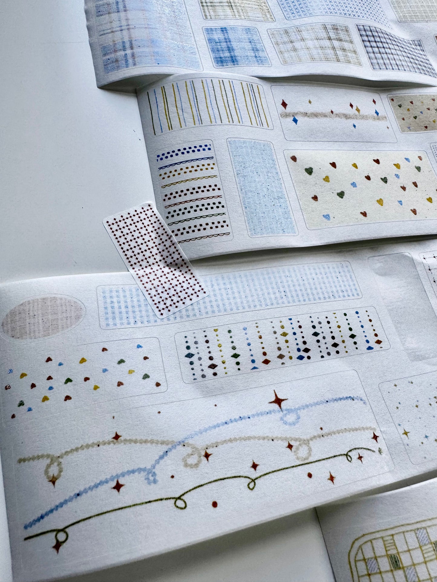 NEW! Zhiling Studio - Lots of Base Layers | Kiss-cut | 7cm Washi Tape | Release Paper | 6M