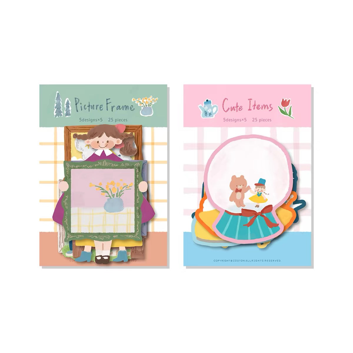 Molinta - Memo Pad | 25pcs | Shaped | Ephemera Paper