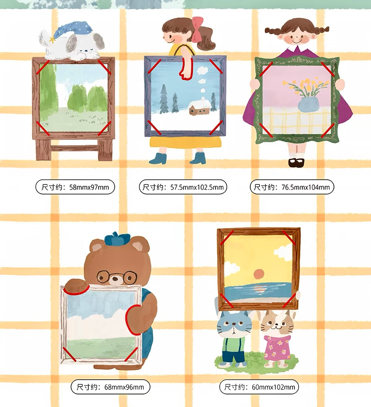 Molinta - Memo Pad | 25pcs | Shaped | Ephemera Paper