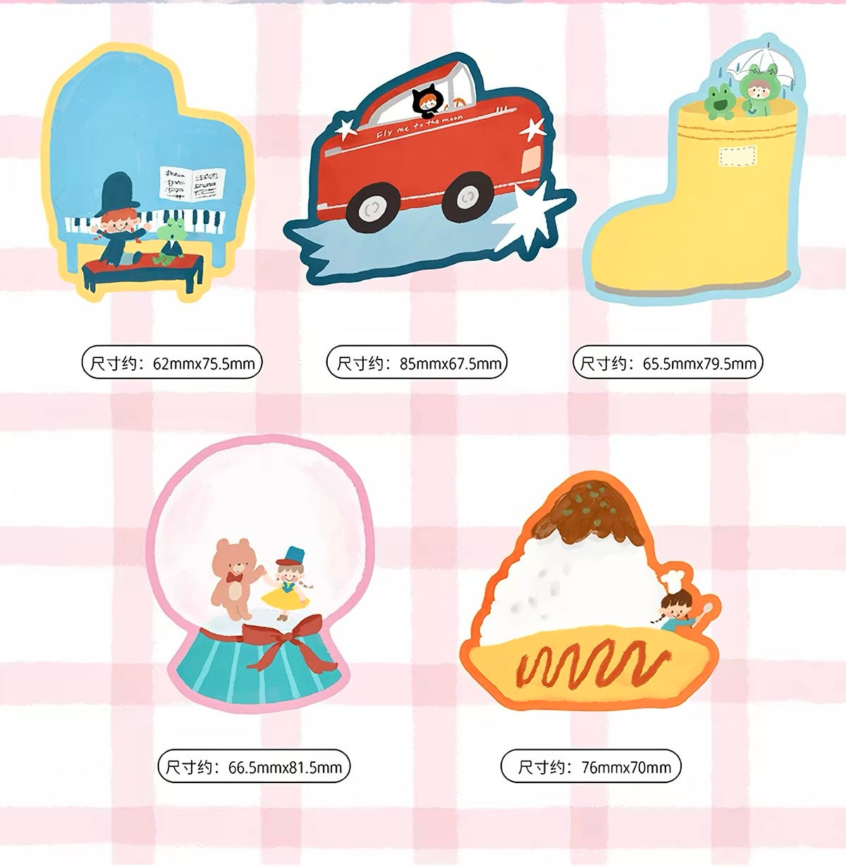 Molinta - Memo Pad | 25pcs | Shaped | Ephemera Paper