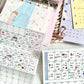 Molinta - 2027 Fold-Out Calendar Insert | Pre-punched Holes | M5/ A7 / A6 Personal  | Journaling Accessories