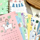 NEW! Molinta - 2027 Divider | Double-sided Design | Pre-punched Holes | 12 Sheet | M5/ A7 / A6 Personal | Journaling Accessories