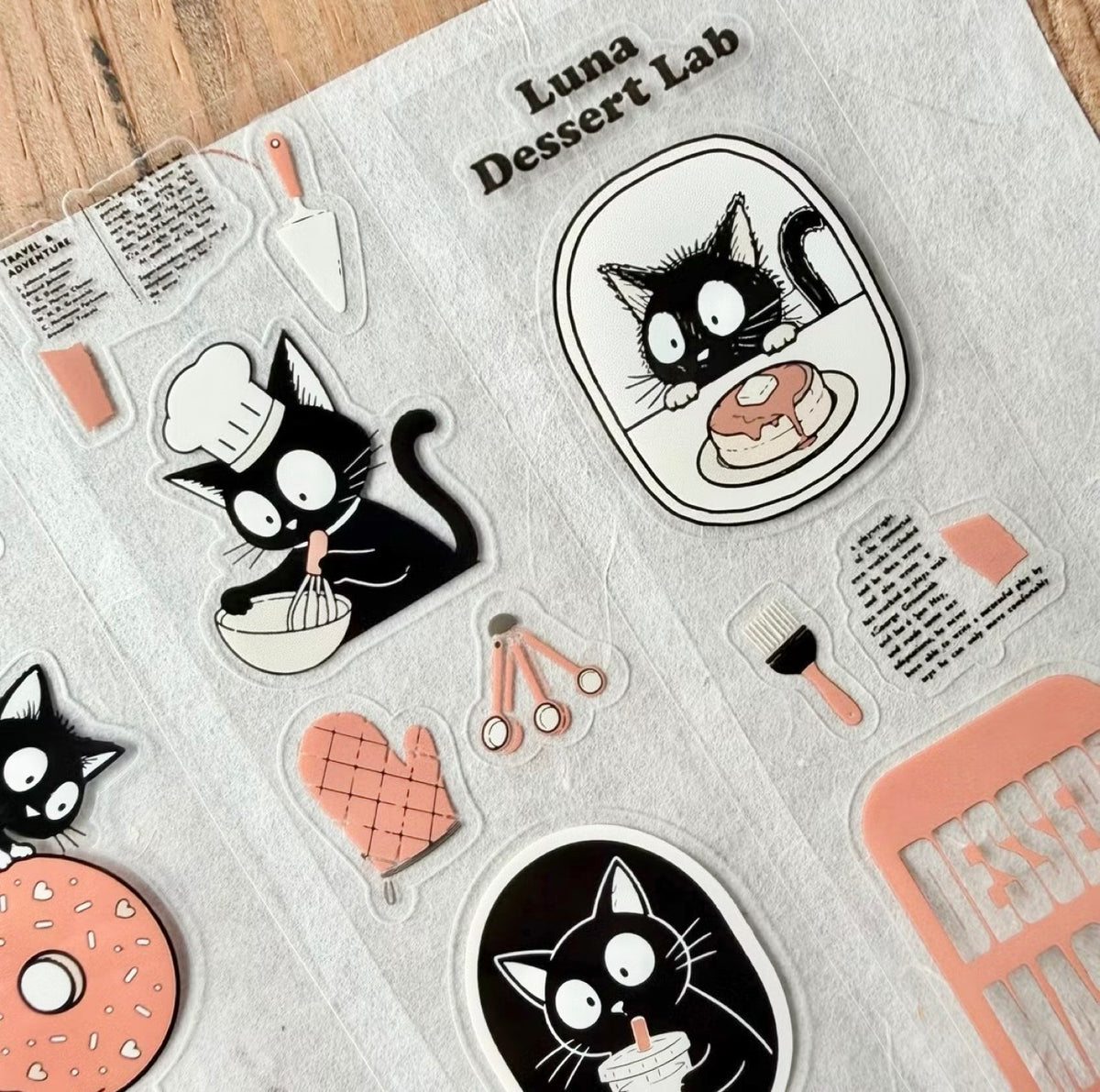 NEW! Neverland - Luna Dessert Lab | Kiss-cut | 4cm PET Tape | Release Paper | 5M
