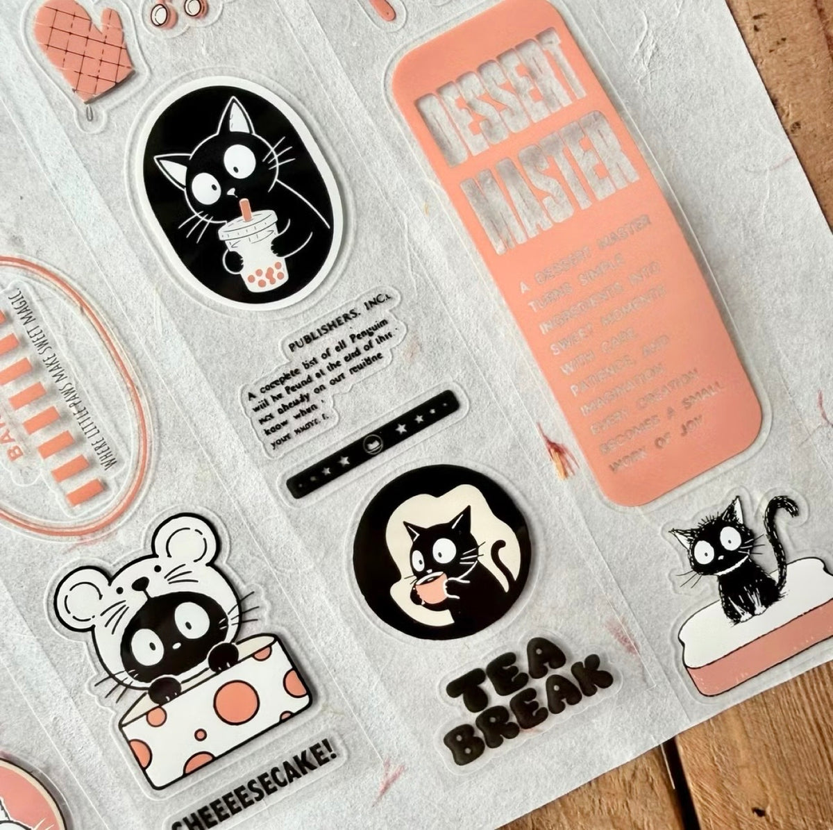 NEW! Neverland - Luna Dessert Lab | Kiss-cut | 4cm PET Tape | Release Paper | 5M