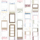 NEW! YQYH Studio - Frames | Kiss-cut | 7.5cm PET Tape |  Release Paper | 6M