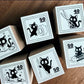 NEW! Neverland - Luna | 6pcs Stamp Set | Rubber Stamps