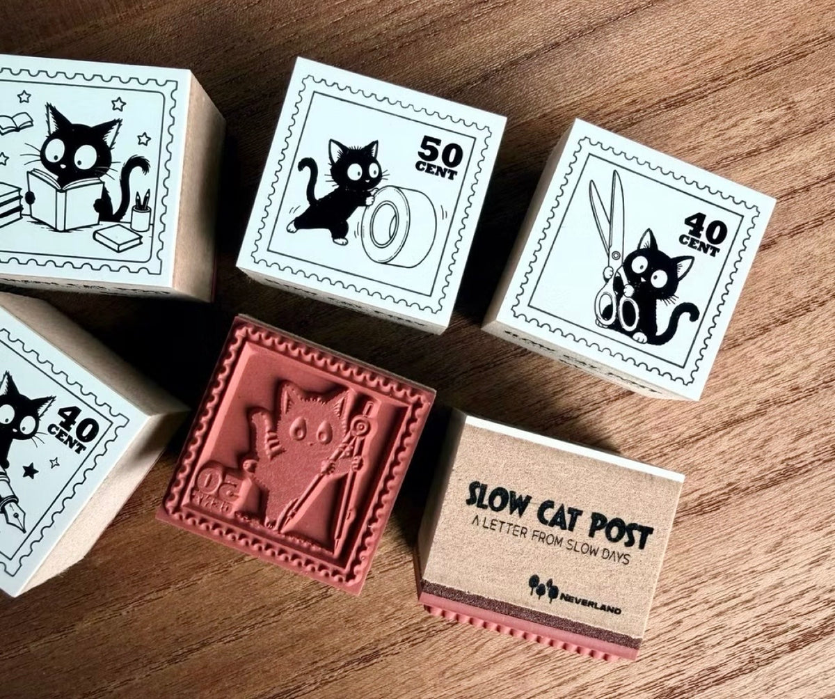NEW! Neverland - Luna | 6pcs Stamp Set | Rubber Stamps