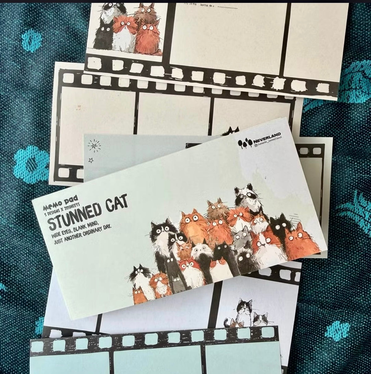 NEW! Neverland - Memo Pad | 100 Sheets Notepaper | Ephemera Paper