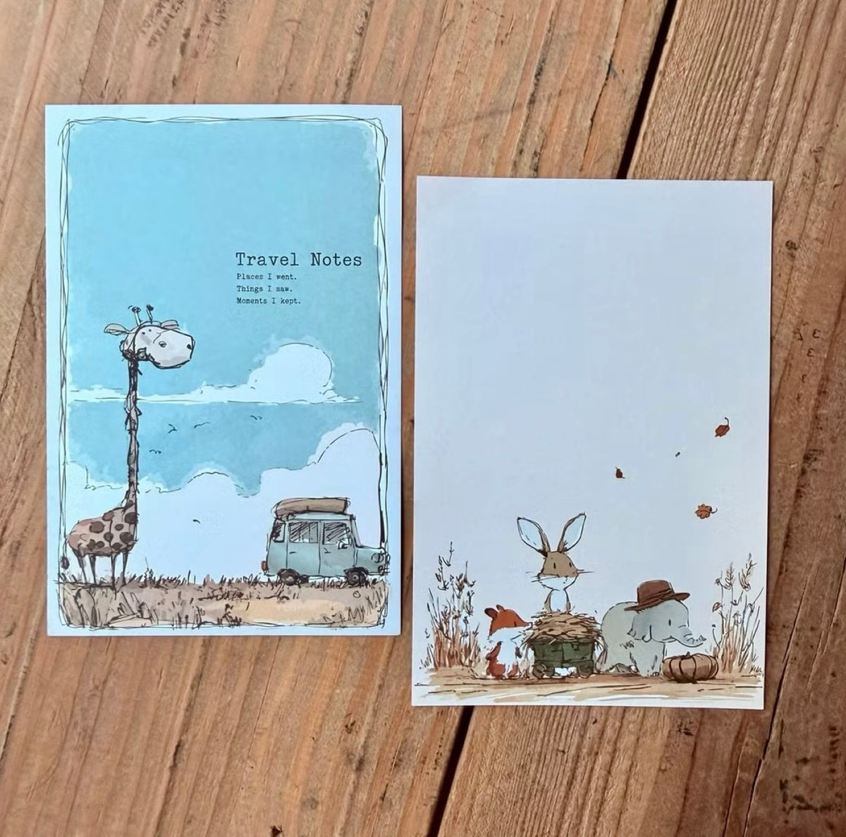 NEW! Neverland - A7 Notepaper | 20 Sheets Memo Pad | Double-sided Printing | Ephemera Paper