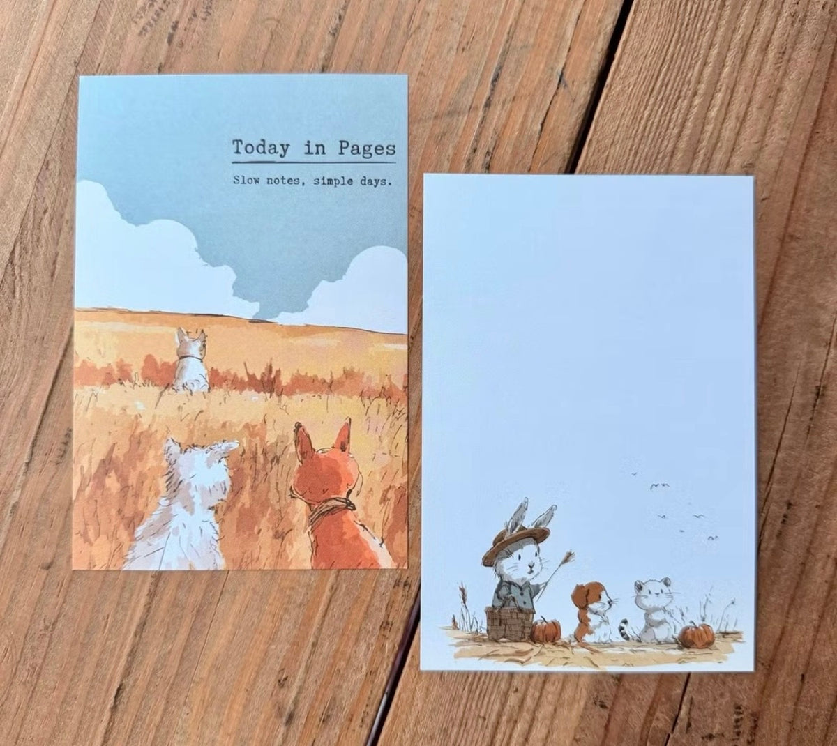 NEW! Neverland - A7 Notepaper | 20 Sheets Memo Pad | Double-sided Printing | Ephemera Paper