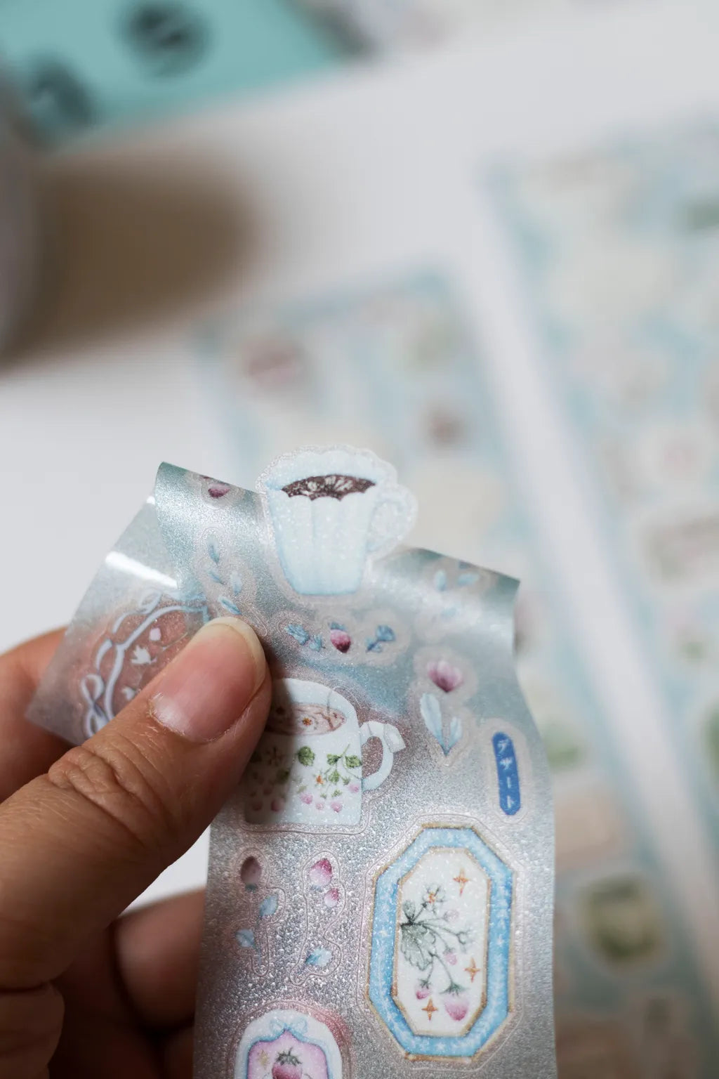 NEW! Loidesign - Strawberry Afternoon Tea | Kiss-cut | Starlight Film | 5cm PET Tape | 6.3M