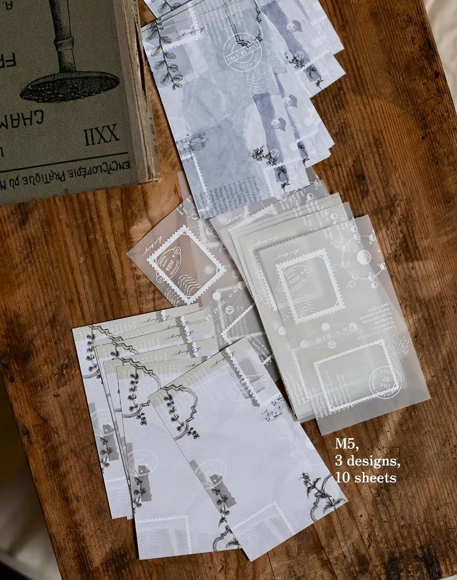 NEW! Loidesign - Fragments of Travel | M5/ M6 | 30 Sheets | Notepad | Ephemera Paper