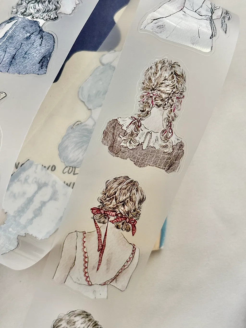 NEW! Pion - Hair | Kiss-cut | 3.5cm Matte PET Tape | Release Paper | 5M
