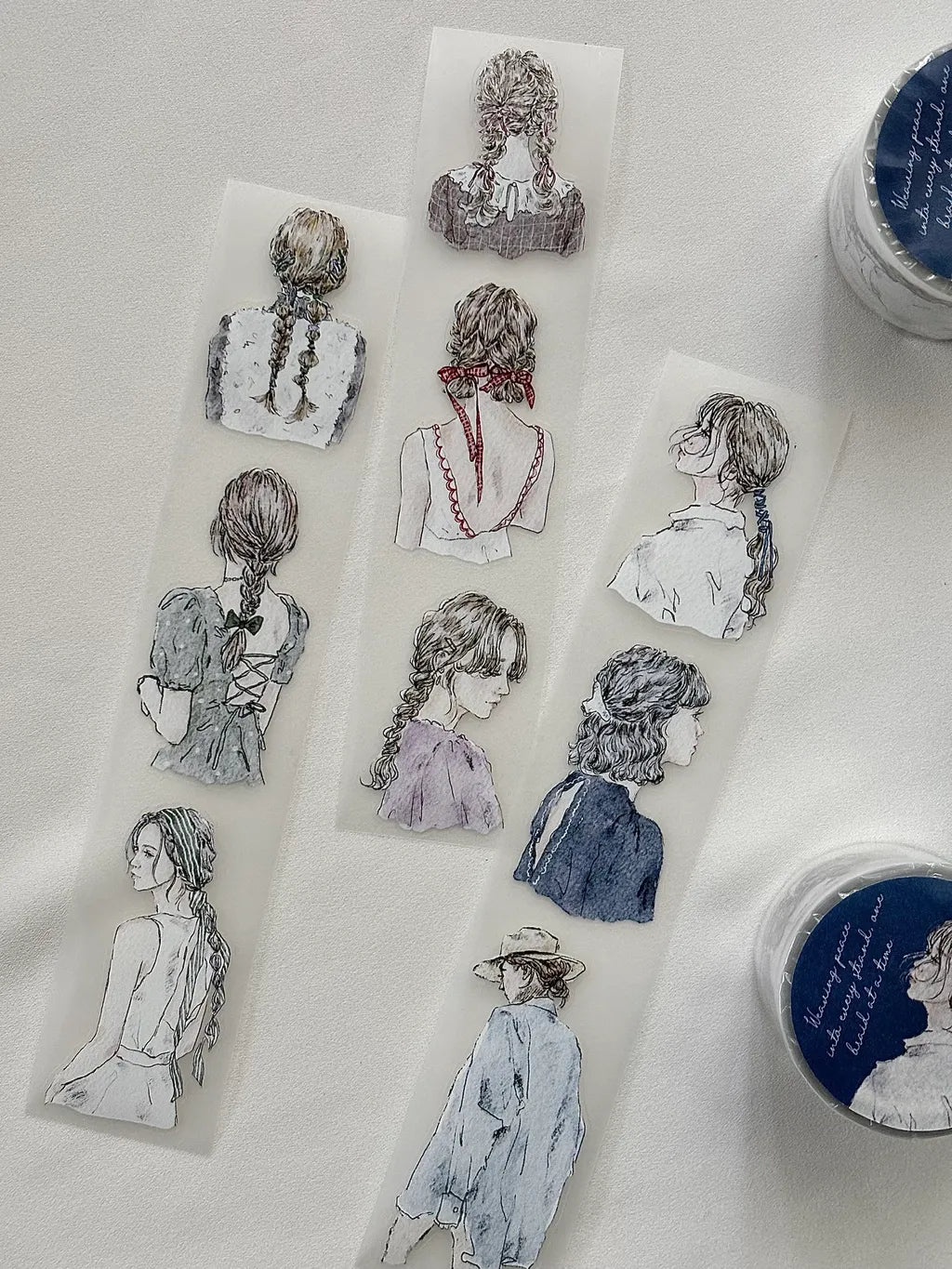 NEW! Pion - Hair | Kiss-cut | 3.5cm Matte PET Tape | Release Paper | 5M