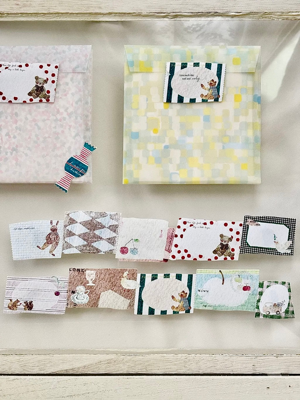 NEW! Pion - A Little Letter | 4.5cm Paper Tape | Release Paper | 5M