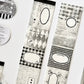 NEW! Pion - Black Pages | 4cm Washi Tape | Release Paper | 5M