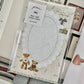NEW! Pion - Vintage & Dear | M6 | 40pcs Notepaper | Ephemera Paper