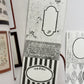 NEW! Pion - Black Pages | 50pcs Notepaper | Ephemera Paper