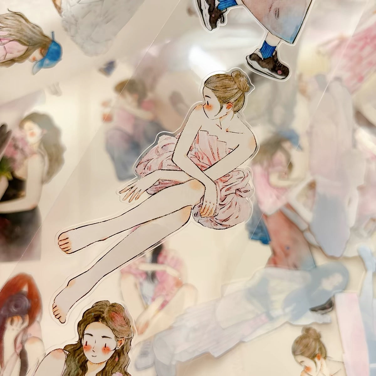 NEW! DingDing - No.61 A Little Pink | Kiss-cut | 6cm Tape | Release Paper | 10M