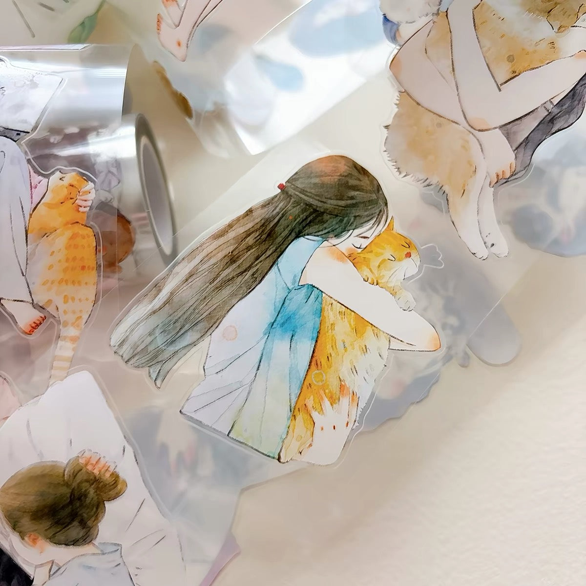 NEW! DingDing - No.62 With Pets | Kiss-cut | 6cm Tape | Release Paper | 10M