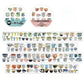 NEW! DingDing - A67 A Cup | Kiss-cut | Silver Foil | 5cm PET Tape | Release Paper | 5M