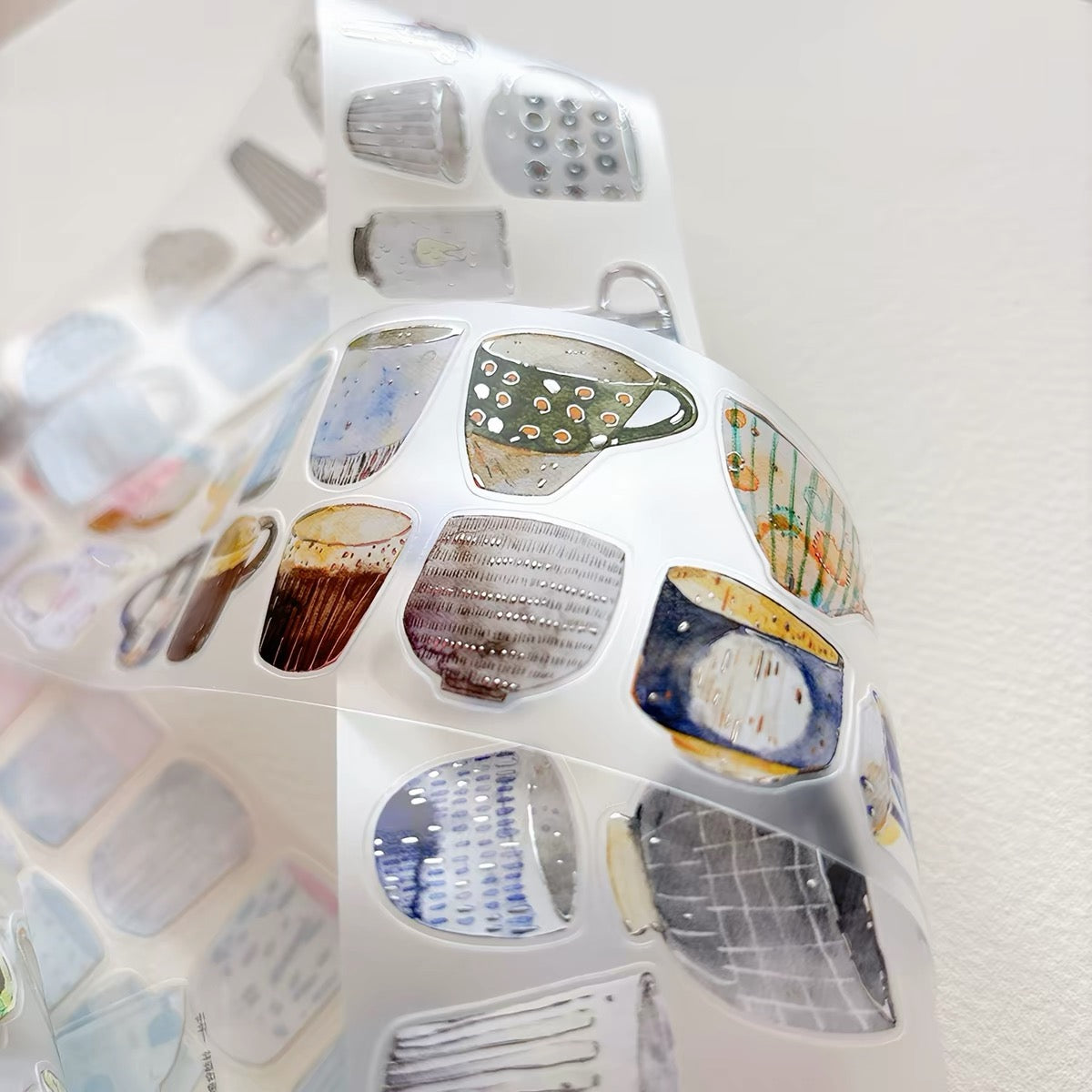 NEW! DingDing - A67 A Cup | Kiss-cut | Silver Foil | 5cm PET Tape | Release Paper | 5M