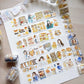 NEW! DingDing - A69 Bread Lover | Kiss-cut | 6cm PET Tape | Release Paper | 5M