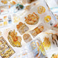 NEW! DingDing - A69 Bread Lover | Kiss-cut | 6cm PET Tape | Release Paper | 5M