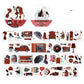 NEW! DingDing - A70 Crimson | Kiss-cut | 6cm PET Tape | Release Paper | 5M