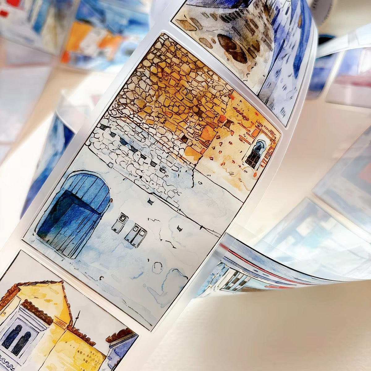 NEW! DingDing - A71 Blue Harbor | Kiss-cut | 7cm PET Tape | Release Paper | 5M