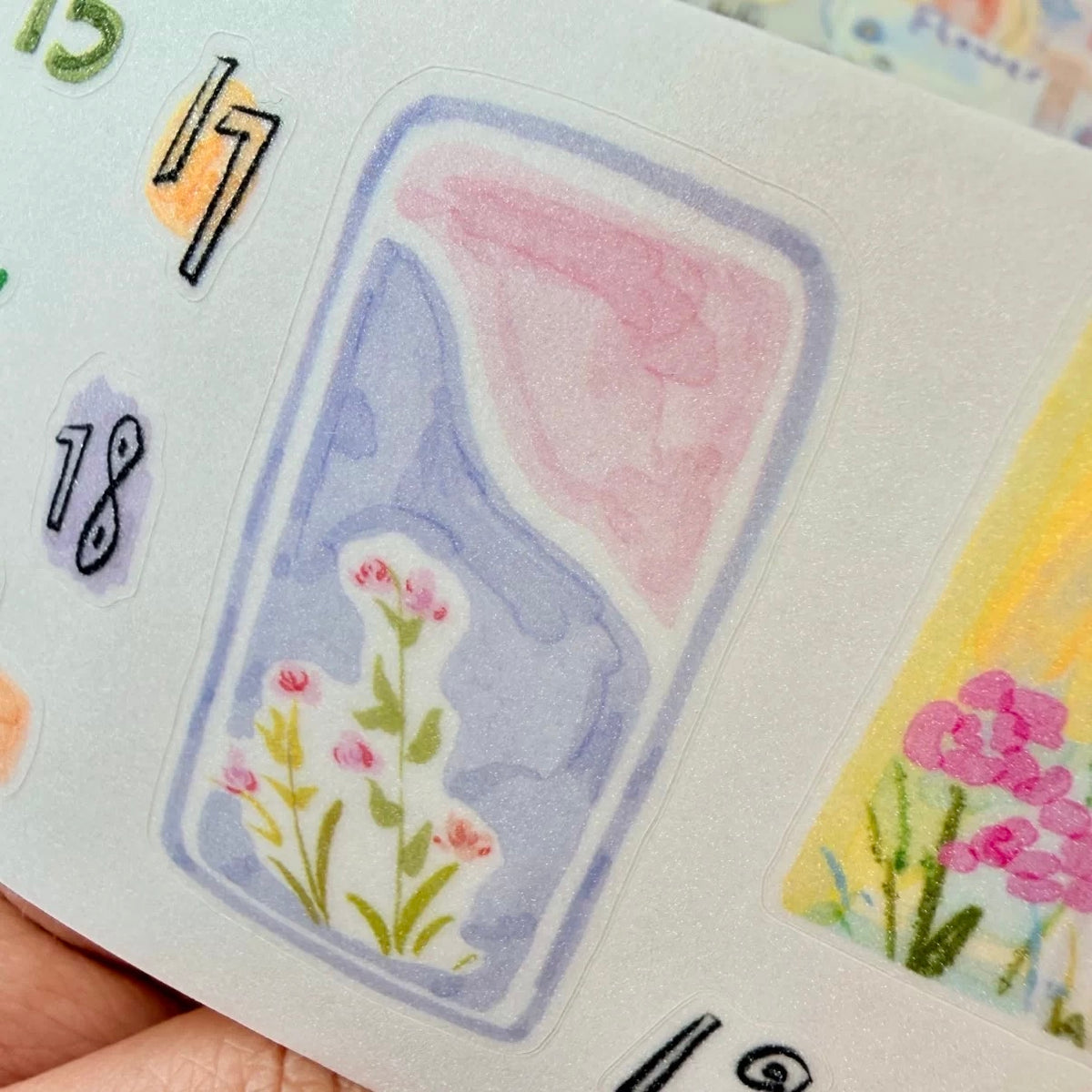 NEW! Lynn Illustration - Date | Kiss-cut | 6cm Tape | Release Paper | 5M
