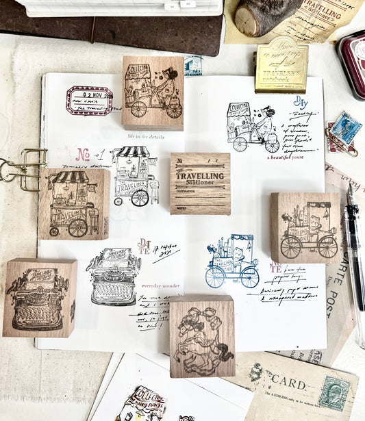 NEW! Black Milk Project - Traveling Stationer | Rubber Stamp