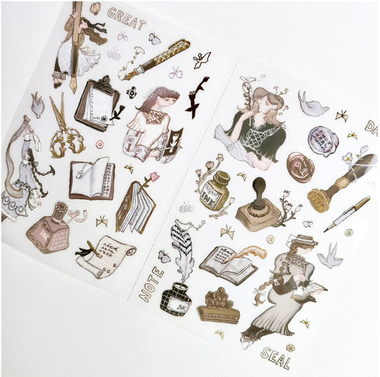 NEW! SLM X Misshoegg - Misspaperie | 2 Sheets | Print On Sticker