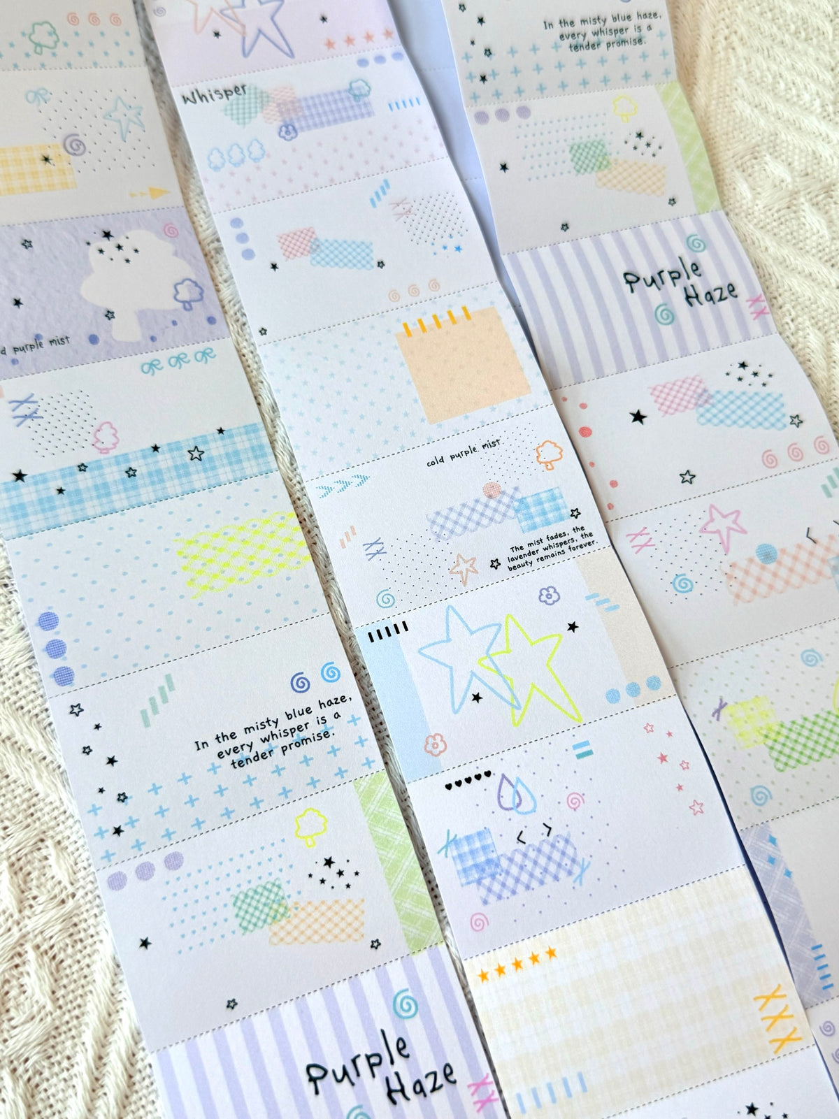 NEW! Lynn - Notes | Tear-Off | 5cm Sticker Memo Roll | Release Paper | 3M