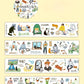 NEW! Wanle Studio - My everyday life with cat | Kiss-cut | 5cm Tape | Release Paper | 6M