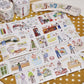 NEW! Wanle Studio - Doing the Chores | Kiss-cut | 5cm Tape | Release Paper | 6M