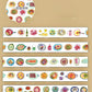 NEW! Wanle Studio - Delicious Dishes | Kiss-cut | 3cm Tape | Release Paper | 6M