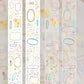 NEW! Wanle Studio - Rainbow Rings | Kiss-cut | 5cm Tape | Release Paper | 3M