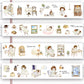 NEW! Jennyuanzi Studio - Girl Living Alone | Kiss-cut | 4.5cm Tape | Release Paper | 5M