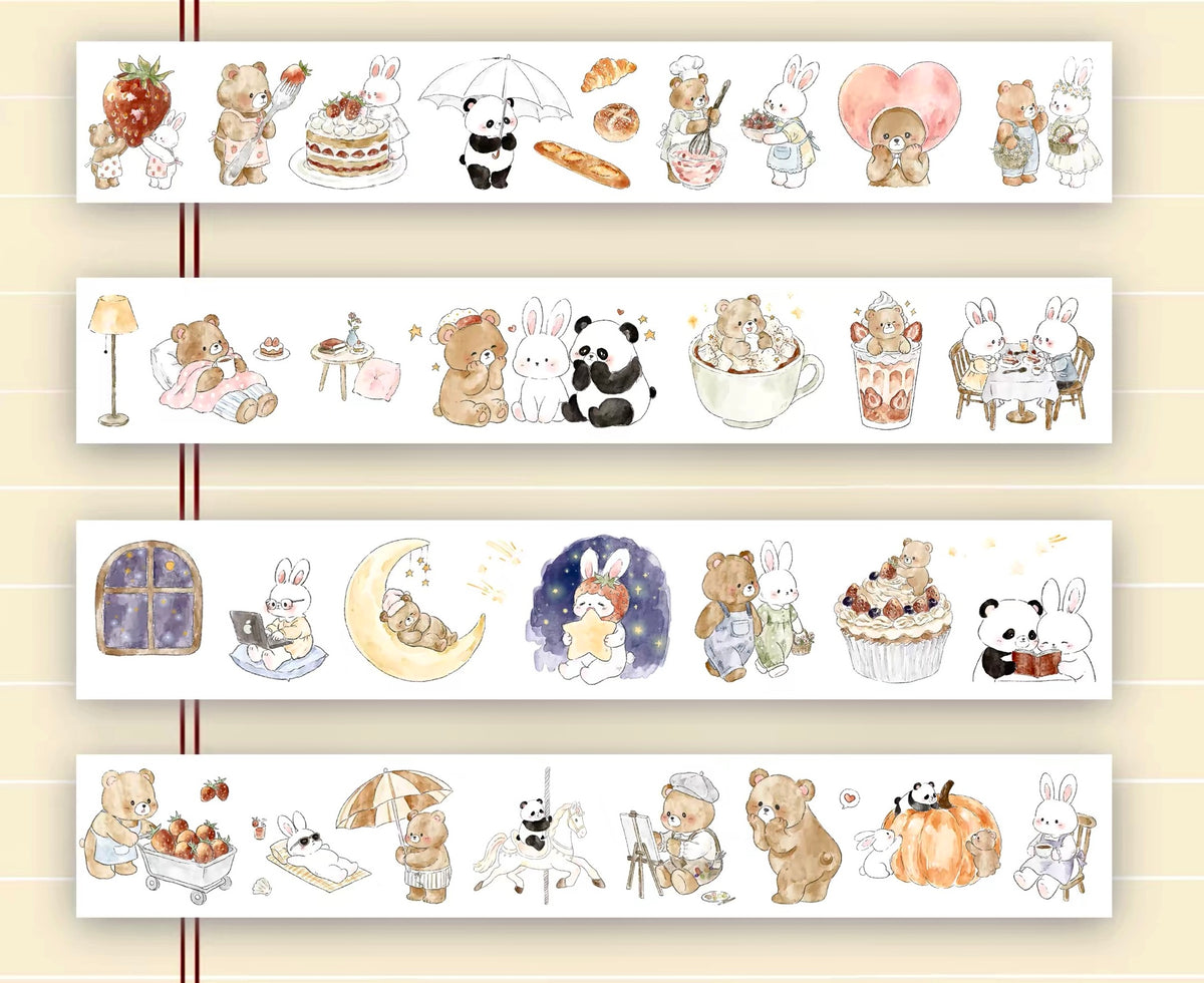 NEW! Jennyuanzi Studio - Sweet Moments | Kiss-cut | 4cm Tape | Release Paper | 5M