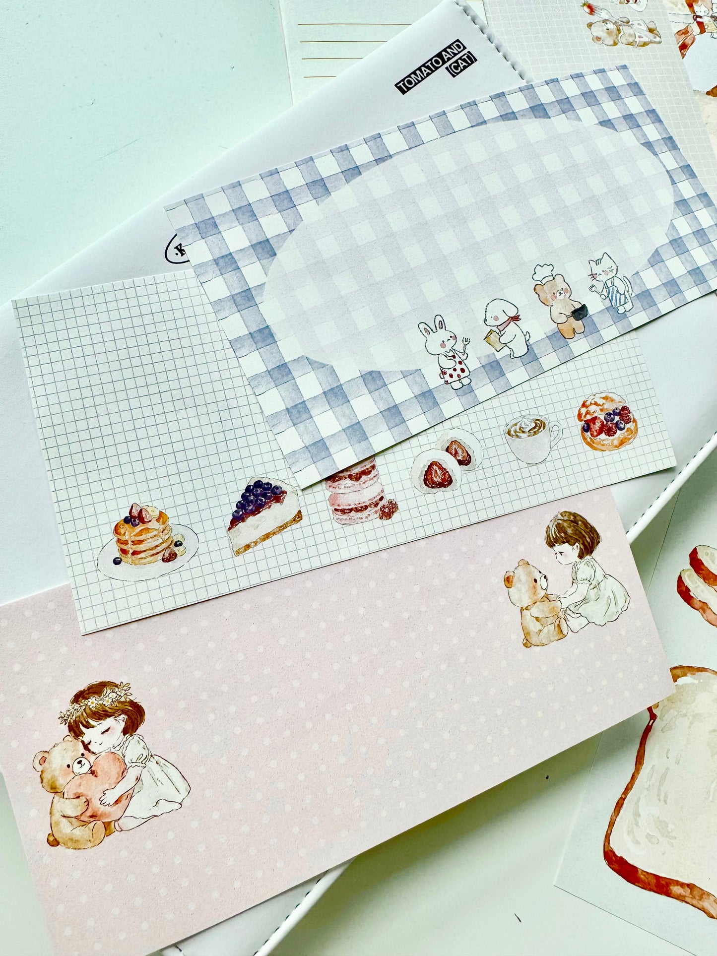 NEW! Jennyuanzi Studio - Bread | 30 Sheets Notepaper | Ephemera Paper