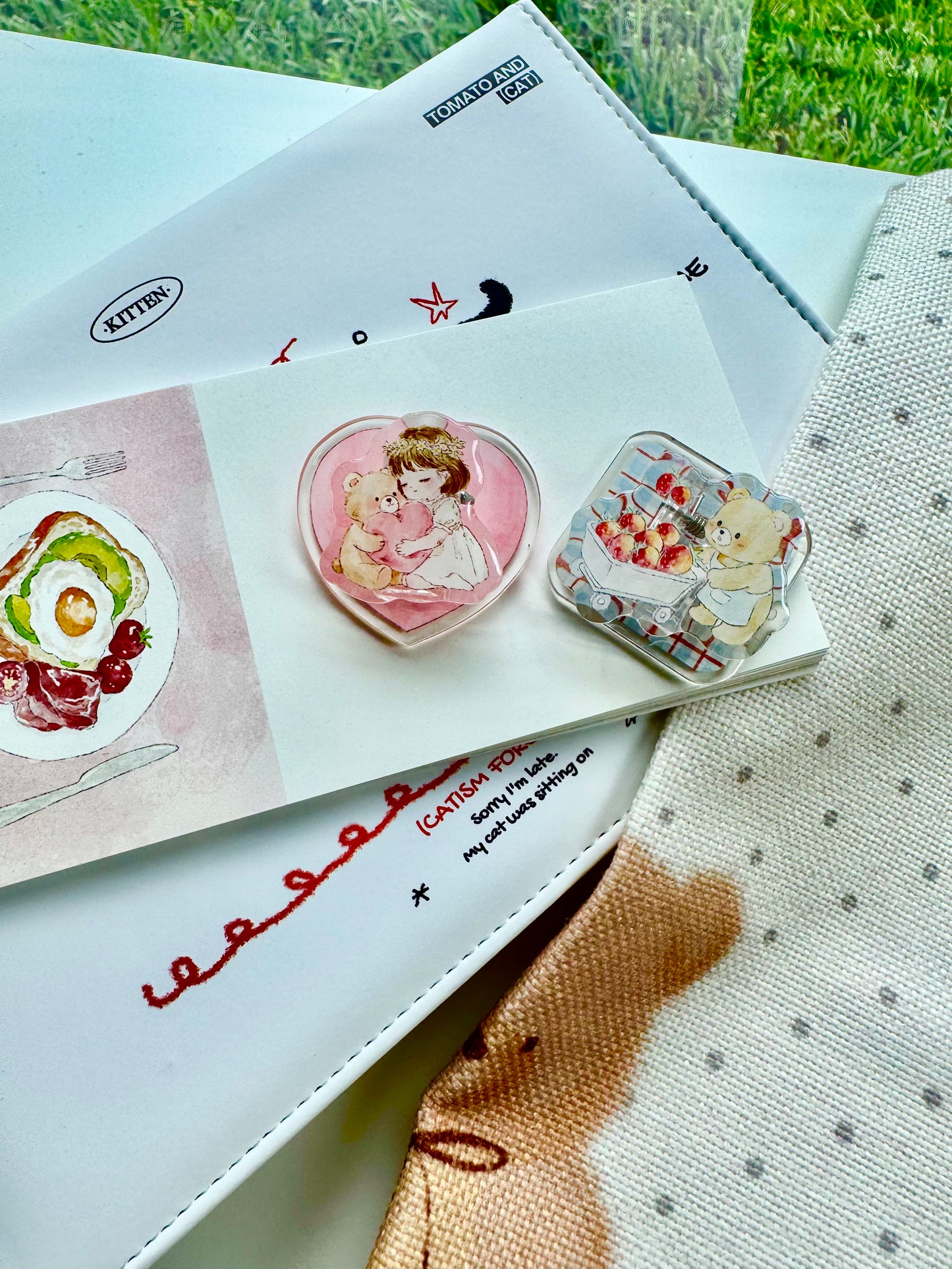 NEW! Jennyuanzi Studio - Spring Letters | Resin Clips | Journaling Accessories