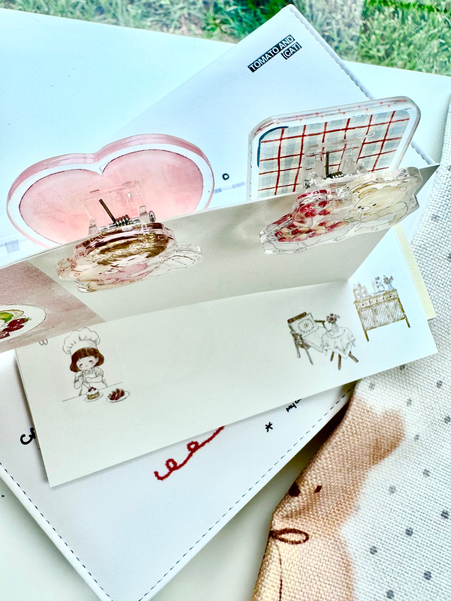 NEW! Jennyuanzi Studio - Spring Letters | Resin Clips | Journaling Accessories