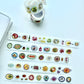 NEW! Wanle Studio - Delicious Dishes | Kiss-cut | 3cm Tape | Release Paper | 6M