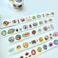 NEW! Wanle Studio - Delicious Dishes | Kiss-cut | 3cm Tape | Release Paper | 6M
