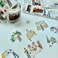 NEW! Wanle Studio - Doing the Chores | Kiss-cut | 5cm Tape | Release Paper | 6M