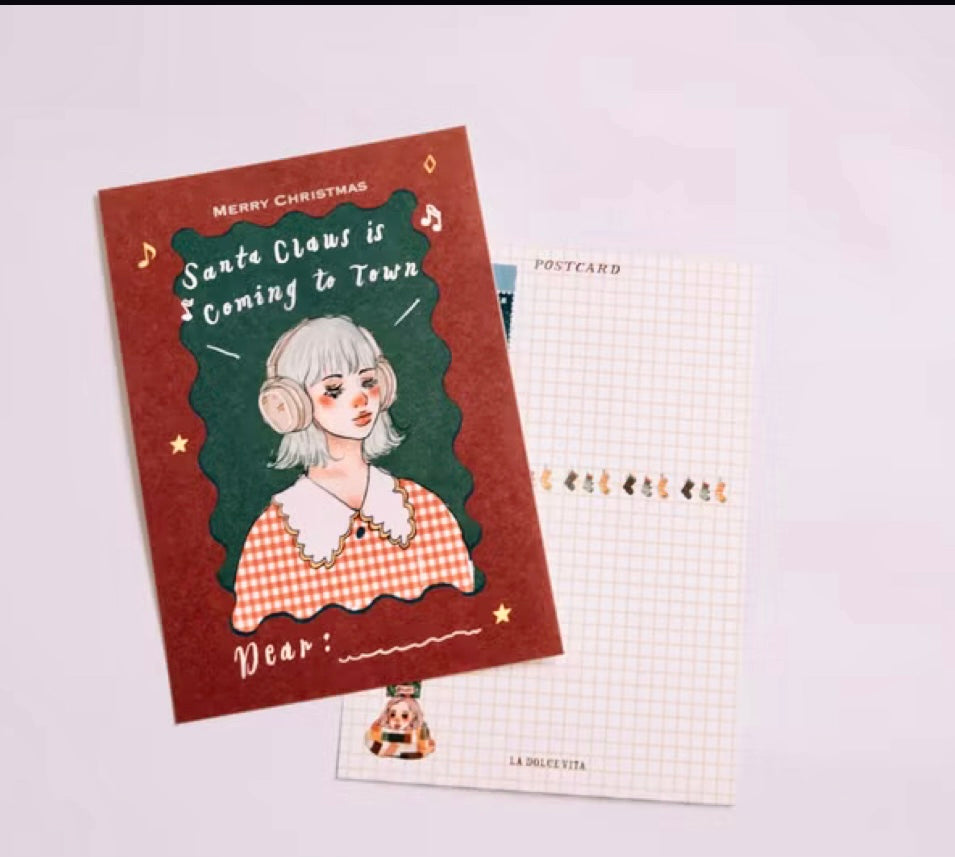NEW! La Dolce Vita - Christmas Post Card | Journaling Accessories