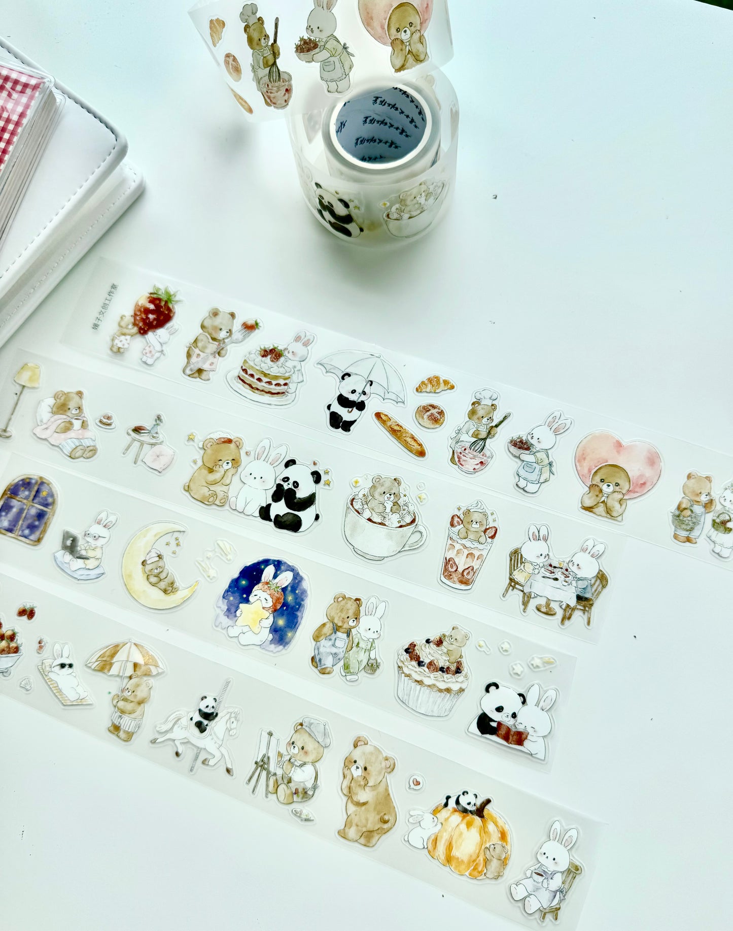 NEW! Jennyuanzi Studio - Sweet Moments | Kiss-cut | 4cm Tape | Release Paper | 5M