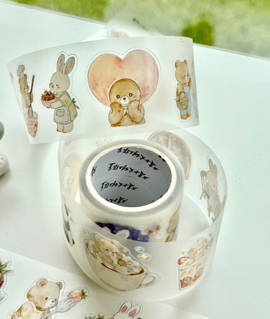 NEW! Jennyuanzi Studio - Sweet Moments | Kiss-cut | 4cm Tape | Release Paper | 5M
