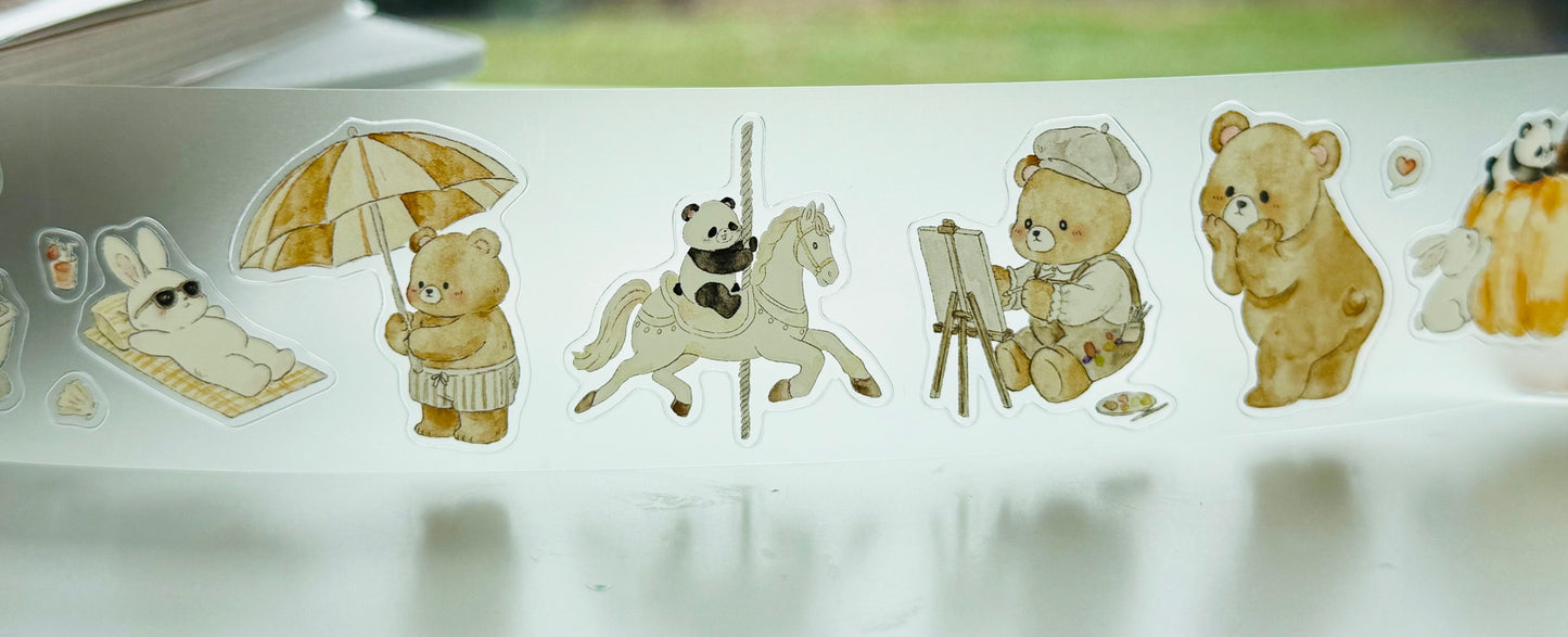 NEW! Jennyuanzi Studio - Sweet Moments | Kiss-cut | 4cm Tape | Release Paper | 5M